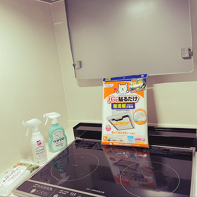 レンジフードフィルター よごれんフード 年末大掃除 子供のいる暮らし 新築一戸建て などのインテリア実例 12 21 16 41 03 Roomclip ルームクリップ