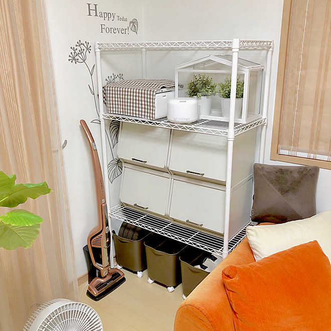IKEA/アロマディフューザー/無印良品/オープンラック/山善...などのインテリア実例 20190719 190700