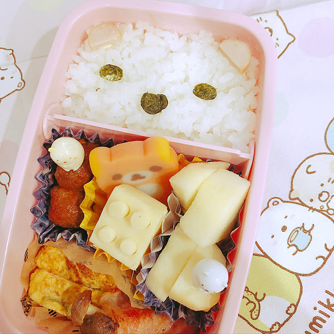 インテリアじゃなくてごめんなさい すみっこぐらし キャラ弁 弁当観察日記 キッチンのインテリア実例 08 02 02 14 51 Roomclip ルームクリップ