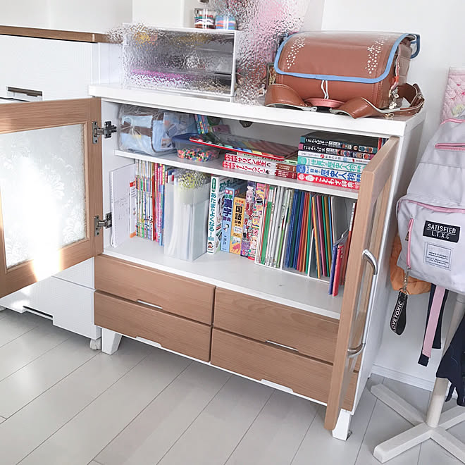 子供部屋収納 ランドセル置き場 教科書収納 子供部屋 ニトリ などのインテリア実例 21 03 16 12 48 Roomclip ルームクリップ