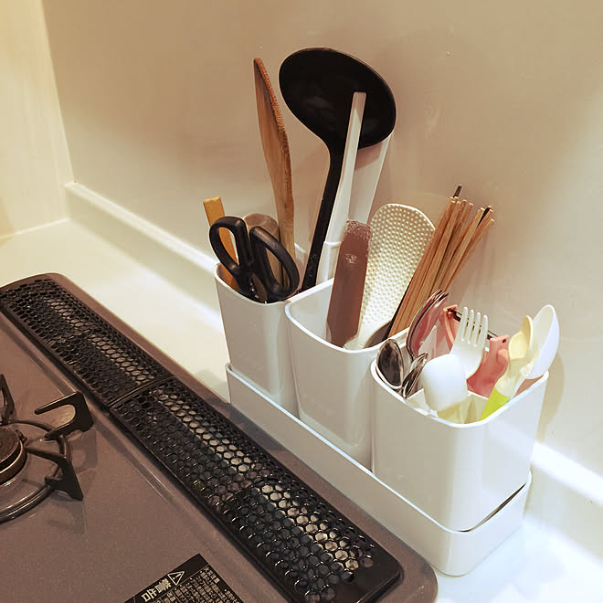 ニトリ 箸立て キッチン 整理スタンド コンロ周りのインテリア実例 18 05 25 22 45 27 Roomclip ルームクリップ