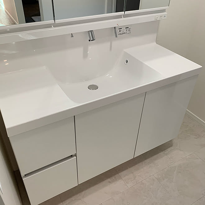 Is931 サンゲツのフロアタイル 洗面所 Lixil サンゲツ などのインテリア実例 21 04 22 19 22 41 Roomclip ルームクリップ