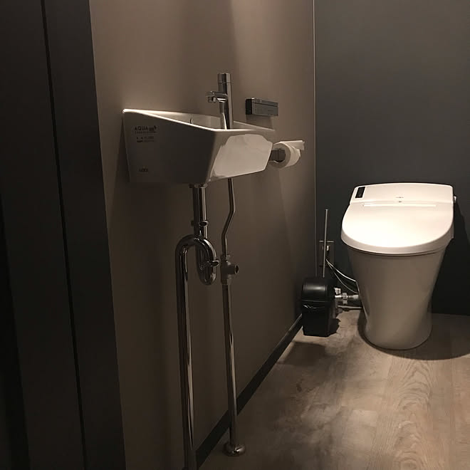 サンゲツ壁紙 サンゲツフロアタイル Lixilトイレ トイレ バス トイレのインテリア実例 19 07 09 23 28 29 Roomclip ルームクリップ