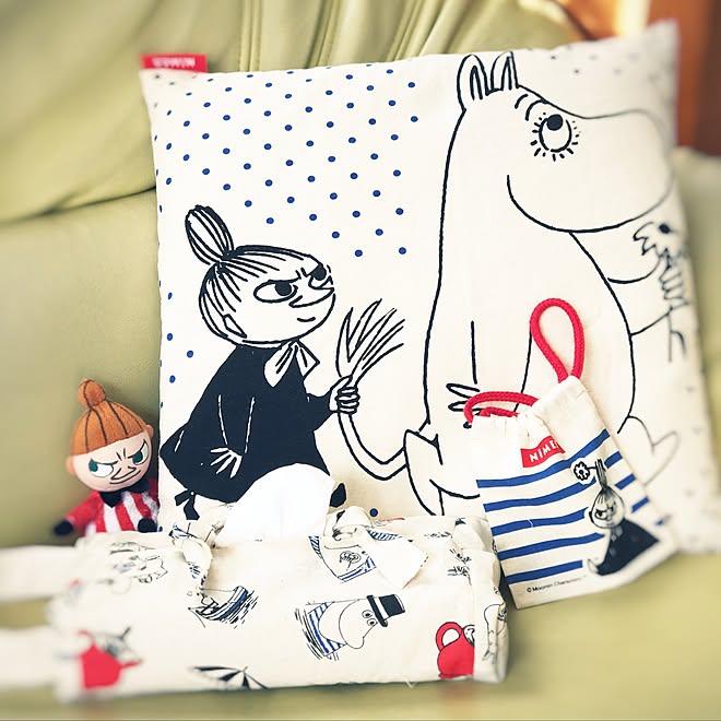 リンネル付録 ムーミン リトルミイ ハンドメイド リメイクのインテリア実例 17 04 29 21 41 25 Roomclip ルームクリップ