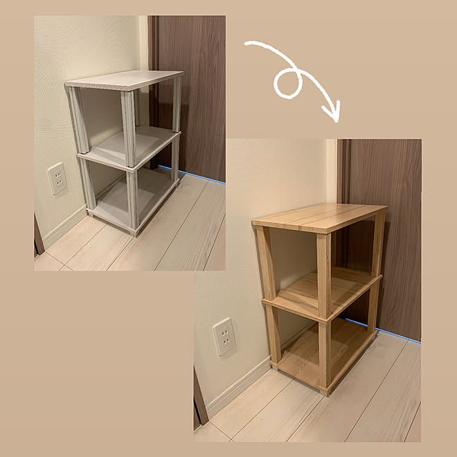 セリアリメイクシート セリア 野菜ストッカー キッチンワゴン ハンドメイド などのインテリア実例 05 12 01 36 50 Roomclip ルームクリップ