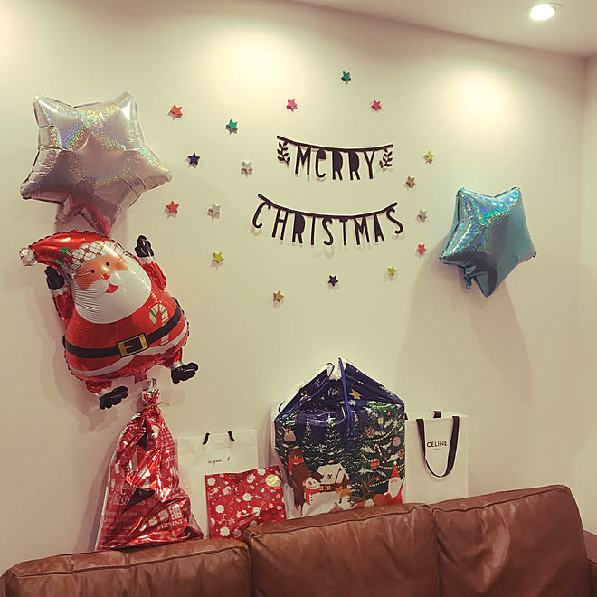 クリスマスパーティー 飾り付け クリスマスパーティー クリスマス 北欧 子供と暮らす などのインテリア実例 19 11 14 06 28 28 Roomclip ルームクリップ