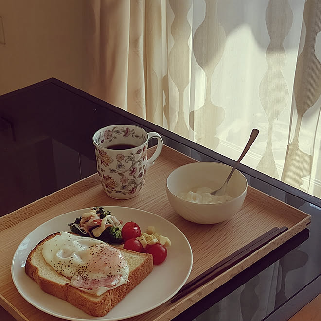 キッチン/無印良品/ミントン/お家カフェ/ガラステーブル&hellip;などのインテリア実例 20200830 095958