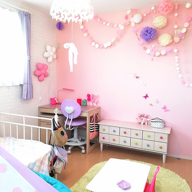 部屋全体 海外子供部屋 Ikea ダイソー 子供部屋 などのインテリア実例 19 06 12 21 46 46 Roomclip ルームクリップ