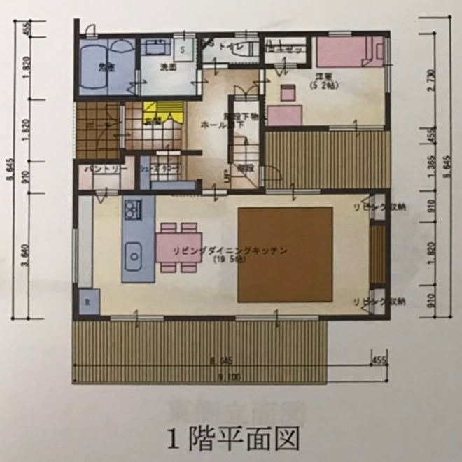 パントリー ウォークスルーシューズクローク ホール階段 ヤマダホームズ ペニンシュラキッチン などのインテリア実例 19 06 28 01 34 16 Roomclip ルームクリップ