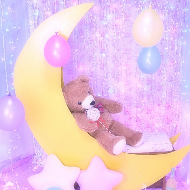 部屋全体 七夕 パステル ファンシー ゆめかわいい などのインテリア実例 17 07 05 09 13 59 Roomclip ルームクリップ