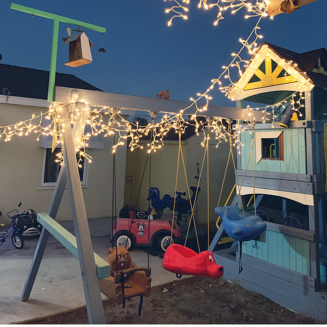 アメリカ 遊具 お庭 イルミネーション クリスマス などのインテリア実例 18 12 22 12 45 48 Roomclip ルームクリップ