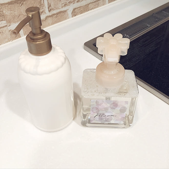 フランフラン ディスペンサー キッチン洗剤ボトル ハンドソープ入れ 特価ブランド