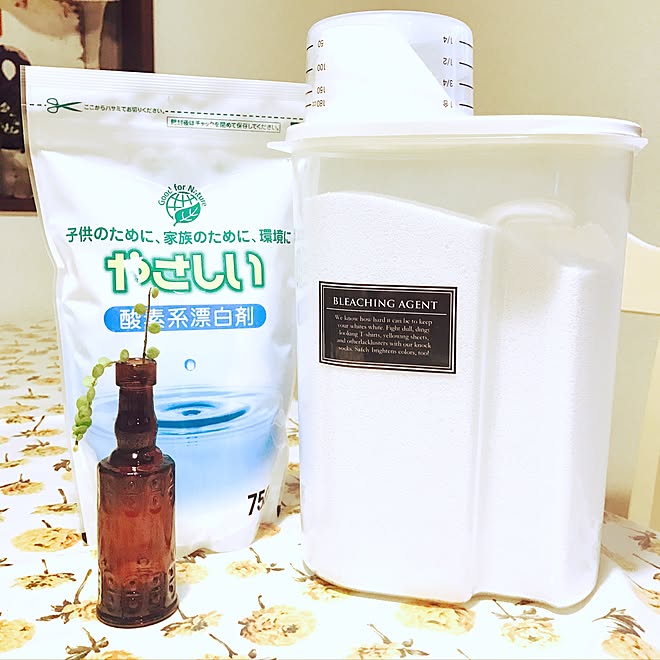 バス トイレ 米びつ 無印 無印良品 洗剤ラベル などのインテリア実例 17 01 15 08 24 54 Roomclip ルームクリップ