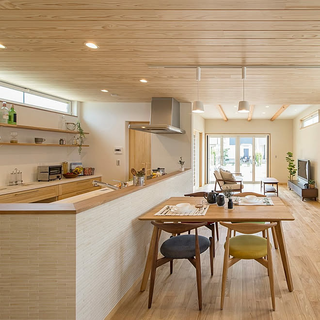 ダイニングテーブル キッチン ダイニングルーム 北欧家具 Norteのインテリア実例 19 10 08 13 22 07 Roomclip ルームクリップ