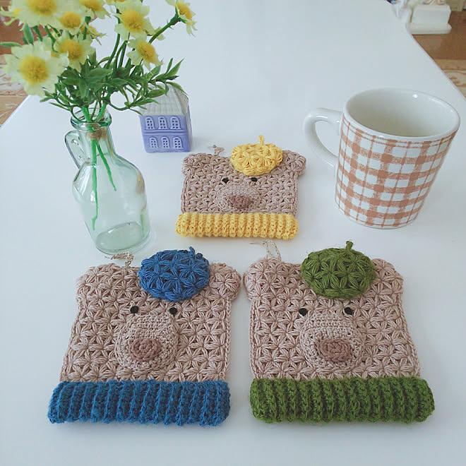 キッチン 至福の時間 くまちゃん ベレー帽コースター 編み物 作家さんのもの などのインテリア実例 19 01 28 15 52 54 Roomclip ルームクリップ キッチン 至福の時間 くまちゃん ベレー帽コースター 編み物 作家さんのもの などのインテリア実例 19 01 28 15 52 54 Roomclip ルームクリップ