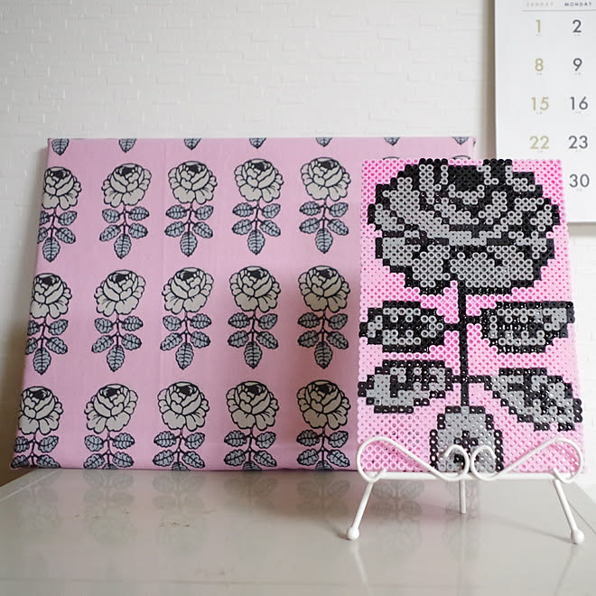 家の中でできる事 アイロンビーズ マリメッコ ヴィヒキルース いいね 押し逃げばかりでごめんなさい などのインテリア実例 04 05 22 16 16 Roomclip ルームクリップ