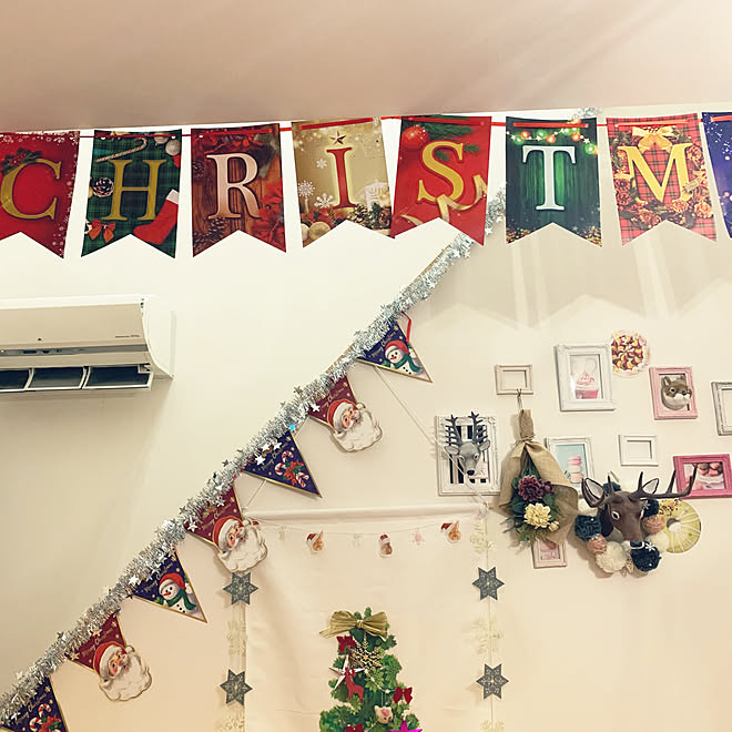 クリスマス キャンドゥ クリスマスツリー ダイソー 100均 などのインテリア実例 11 06 12 34 47 Roomclip ルームクリップ