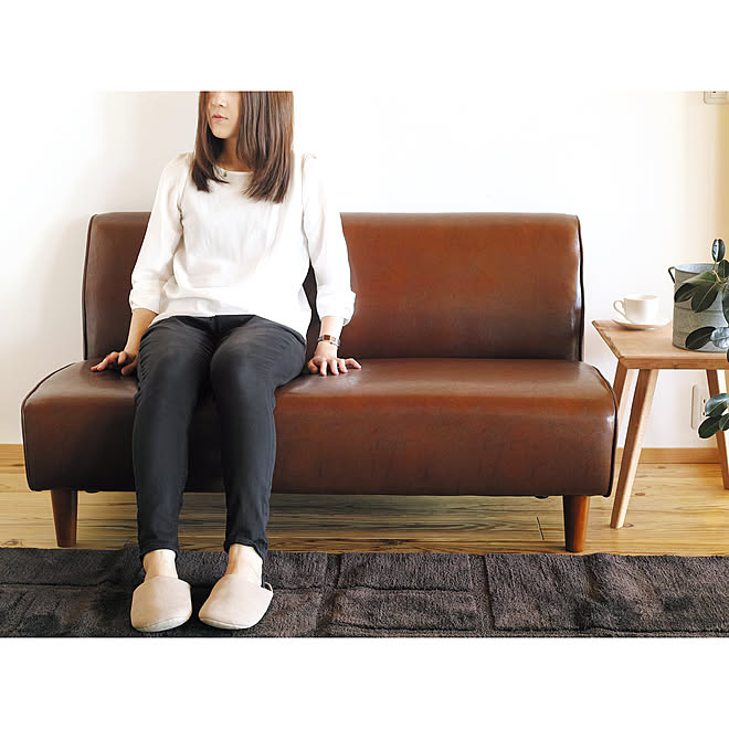 ブルックリンスタイル ソファ くつろげる部屋作り 癒しの空間 シンプルな暮らしに憧れる などのインテリア実例 22 01 04 12 03 14 Roomclip ルームクリップ