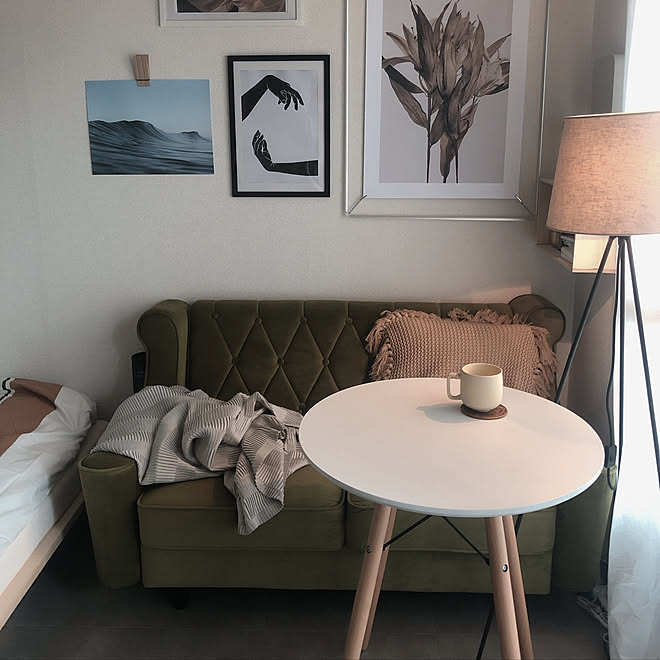 ソファ 一人暮らし 賃貸インテリア 海外インテリアに憧れる 海外インテリアに憧れて などのインテリア実例 03 08 22 16 06 Roomclip ルームクリップ