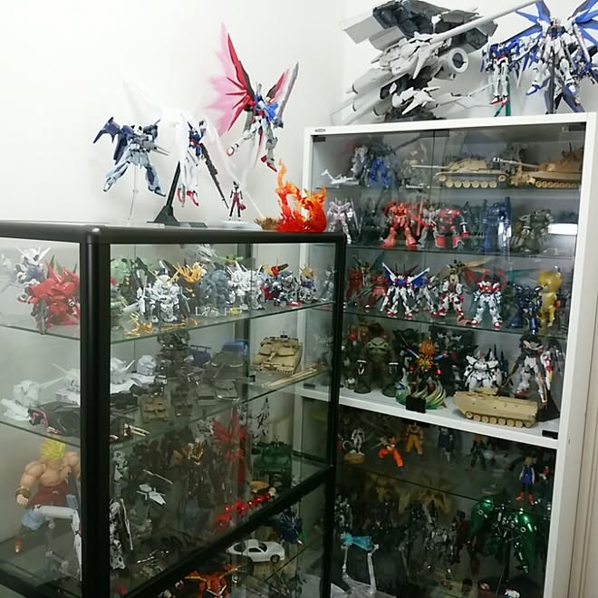 フィギュア収納 旦那の書斎 旦那の趣味のインテリア実例 15 08 08 06 34 15 Roomclip ルームクリップ