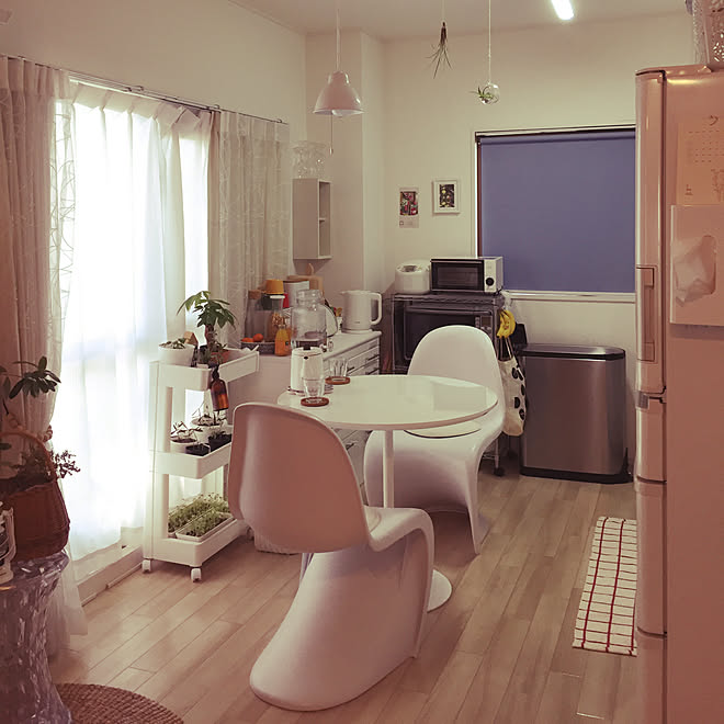 シンプルインテリア ブログやってます 食器棚 夫婦二人暮らし 賃貸 などのインテリア実例 18 05 10 07 17 18 Roomclip ルームクリップ