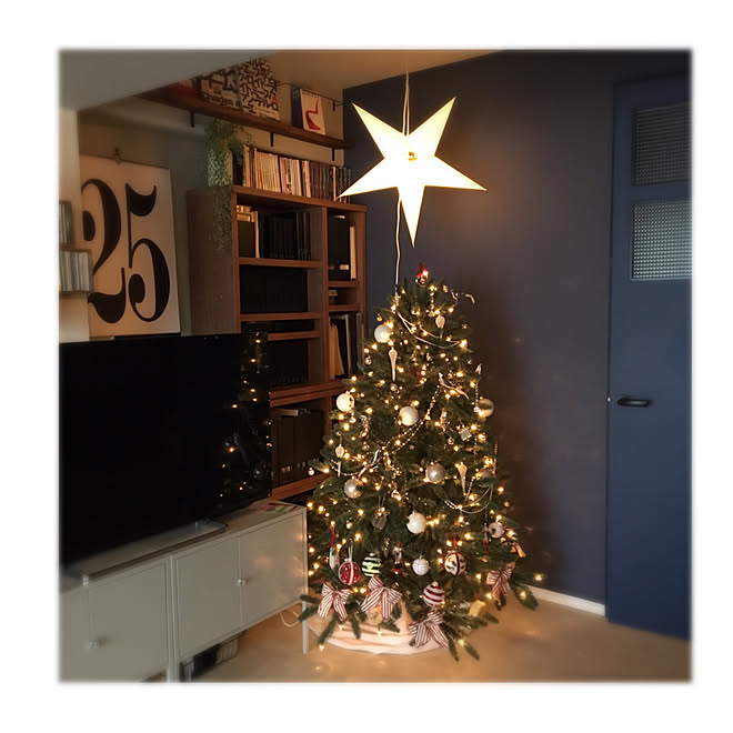 インテリア 星 クリスマス ランプシェード リノベーション などのインテリア実例 19 12 08 23 32 32 Roomclip ルームクリップ