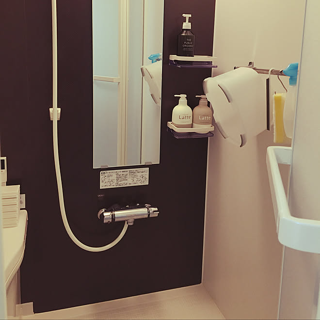 100均の風呂椅子 風呂椅子収納 お風呂掃除グッズ 1r 1k 一人暮らし などのインテリア実例 21 02 13 17 15 07 Roomclip ルームクリップ