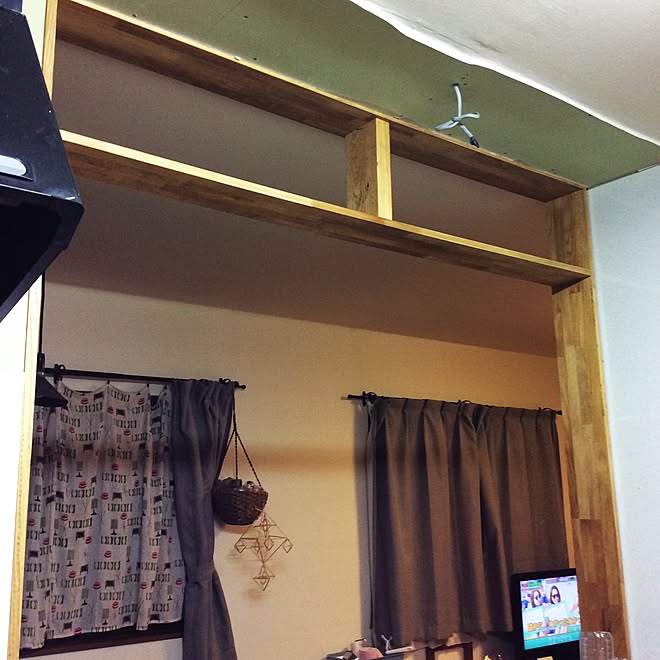 DIY/サンウェーブ/吊り戸棚撤去/キッチンのインテリア実例 20160819 010806