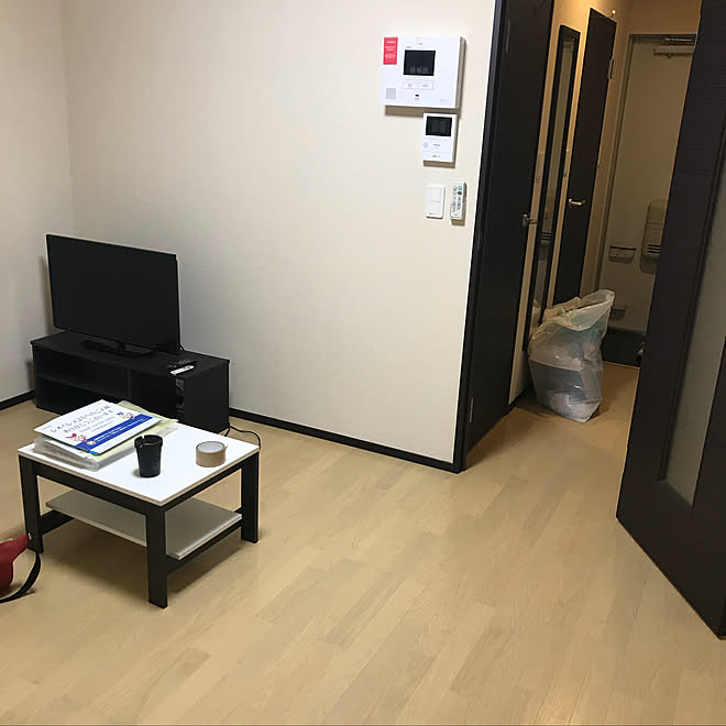 部屋全体 レオパレス 1k ひとり暮らし 新築アパート 引っ越し などのインテリア実例 18 06 15 19 48 39 Roomclip ルームクリップ