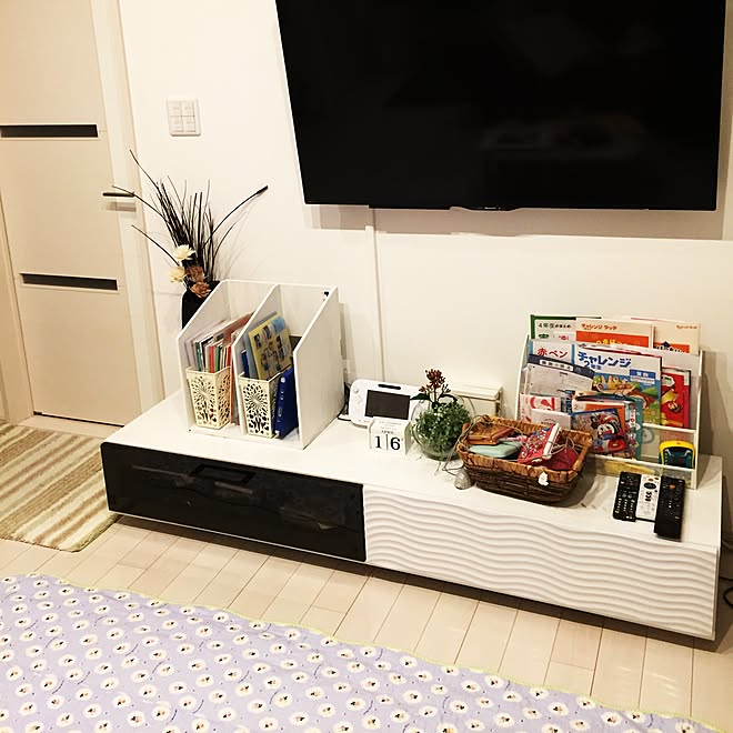 リビング 本棚diy マガジンラック テキスト収納 教科書 などのインテリア実例 17 04 17 00 59 18 Roomclip ルームクリップ