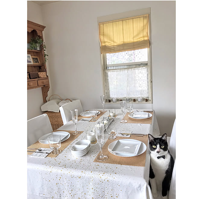 ご訪問ありがとうございます ランチタイム ランチョンマット Ikea テーブルクロス テーブルコーディネート などのインテリア実例 01 13 34 57 Roomclip ルームクリップ