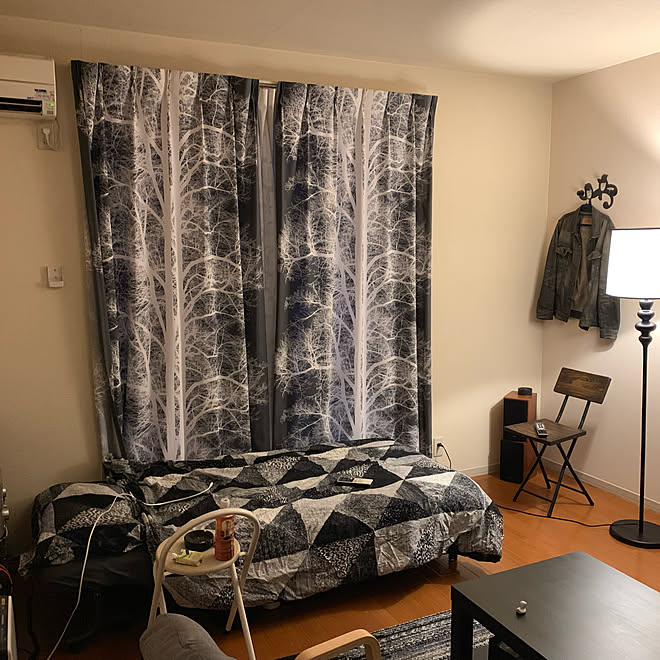 北欧/モノトーン/部屋全体/1R 一人暮らしのインテリア実例 - 2019-10-08 13:04:32