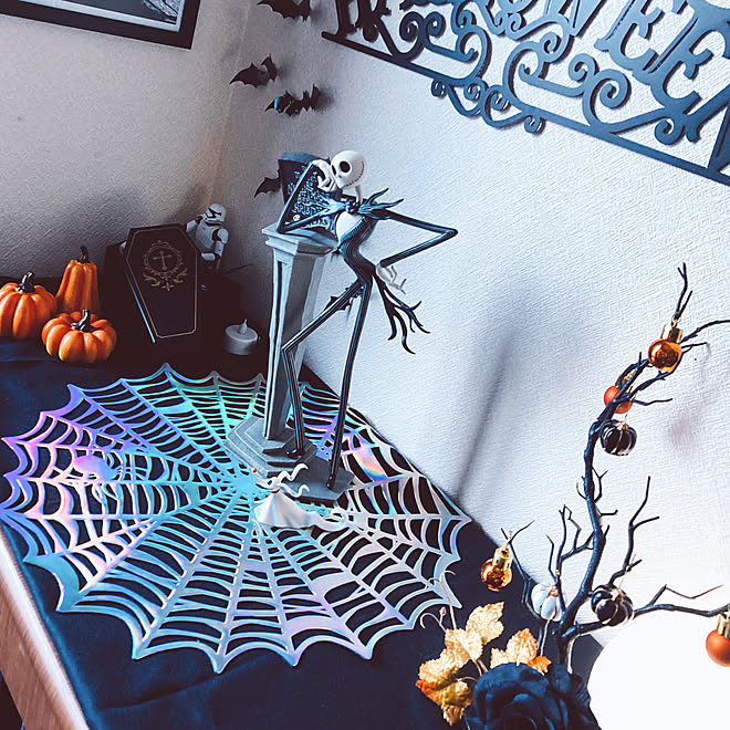ハロウィン ハロウィン インテリア雑貨 ディスプレイ ナイトメアビフォアクリスマス などのインテリア実例 21 10 02 06 56 42 Roomclip ルームクリップ