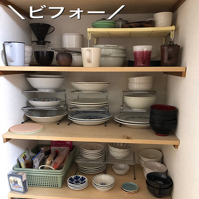ビフォー画像/収納力上げたい/可動棚/リフォーム前 記録用/食器収納&hellip;などのインテリア実例 20201123 141441