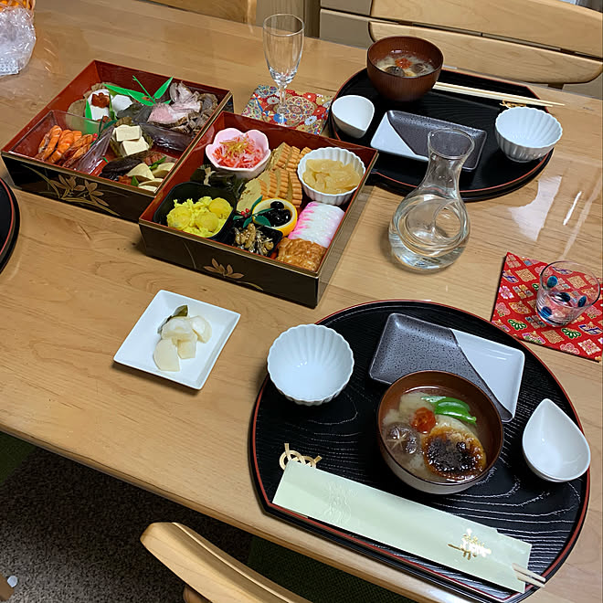 お神酒 半月盆 ニトリ カトラリーレスト セリア などのインテリア実例 21 01 01 21 50 07 Roomclip ルームクリップ