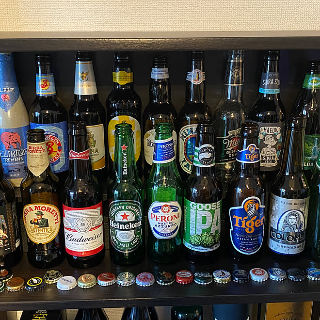 ビール瓶集めてます Diy カフェ風 雑貨 リビングのインテリア実例 10 14 17 13 25 Roomclip ルームクリップ ビール瓶集めてます Diy カフェ風 雑貨 リビングのインテリア実例 10 14 17 13 25 Roomclip ルームクリップ