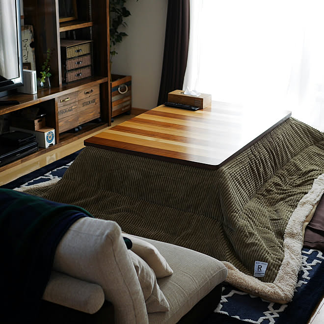こたつ ディスプレイ 木工 渋ナチュ ブログに詳しく載せました などのインテリア実例 17 12 10 18 18 02 Roomclip ルームクリップ