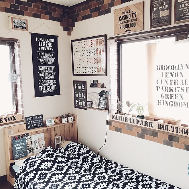 ベッド周り 100均 男前ナチュラル 買ってよかったモノ 男前インテリア などのインテリア実例 16 06 30 15 36 40 Roomclip ルームクリップ