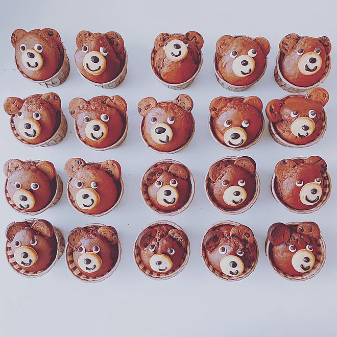 マフィン くまさんマフィン バレンタイン キッチンのインテリア実例 02 13 11 57 15 Roomclip ルームクリップ