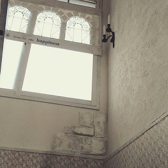 壁 天井 ダイソー 実家リノベ ダイソーセメント デコティッシュペーパーのインテリア実例 16 03 12 19 31 56 Roomclip ルームクリップ