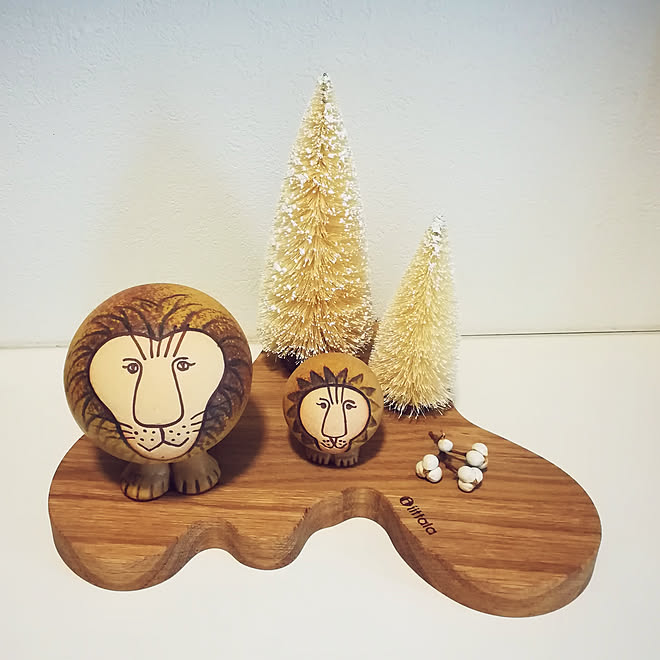 クリスマス リサラーソン リサラーソンライオン キャンドゥ クリスマスツリー などのインテリア実例 19 11 14 44 33 Roomclip ルームクリップ