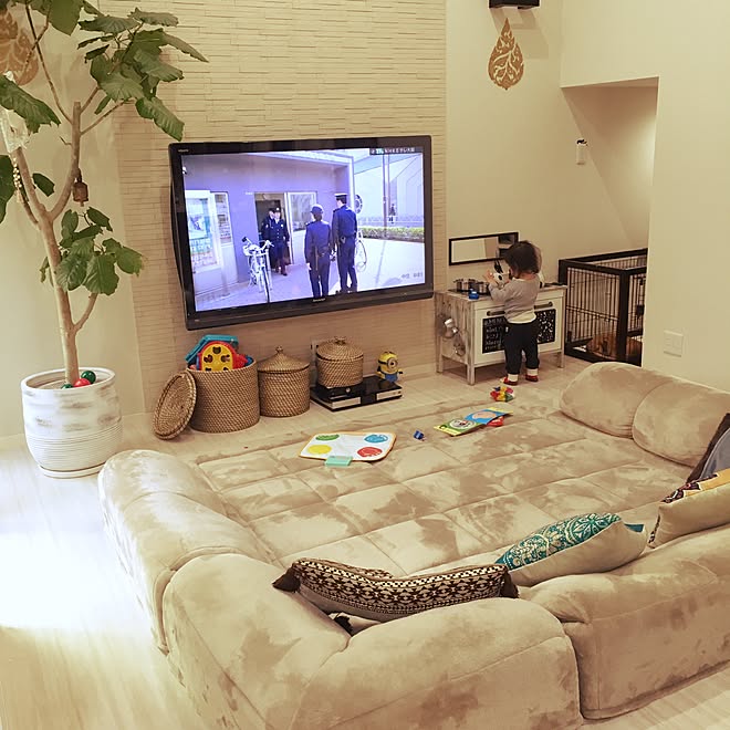 リビング ペットハウス アジアン バリ風 バリリゾート などのインテリア実例 16 04 22 44 33 Roomclip ルームクリップ