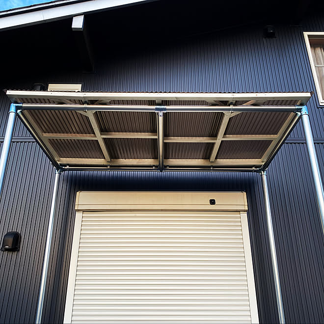 屋根 Diy 日除け 単管パイプのインテリア実例 21 12 15 21 02 28 Roomclip ルームクリップ