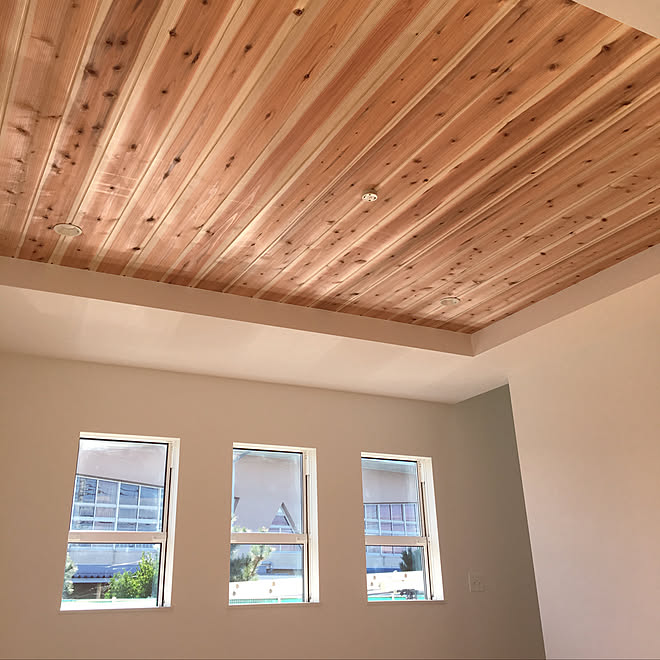 壁 天井 ダウンライト 板張り天井 折り上げ天井 上げ下げ窓 などのインテリア実例 17 12 05 16 29 49 Roomclip ルームクリップ