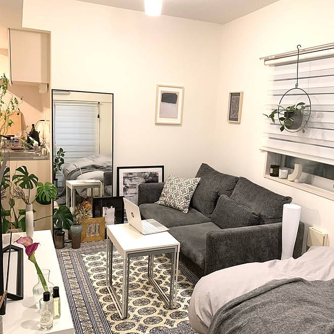 「28m2。自分らしいアートを仕上げるように、バランスにこだわったお部屋」 by Rokuさん