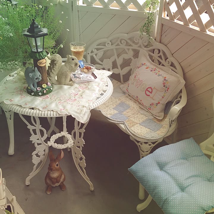 アイアンガーデンテーブル&チェアのおすすめ商品とおしゃれな実例