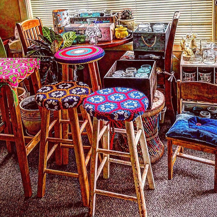 編み物 丸椅子カバーのおすすめ商品とおしゃれな実例 ｜ RoomClip