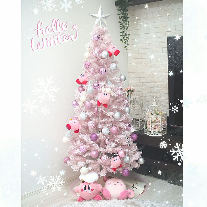 Francfranc クリスマスツリー ピンクラメ 150cm