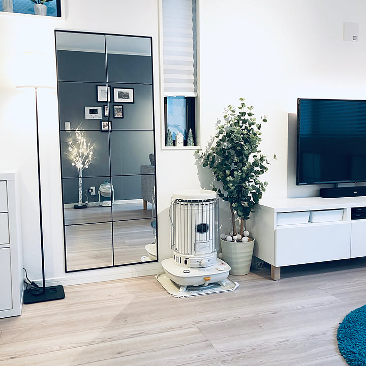 姿見 格子 9枚ミラー 海外風 大型ミラー 姿見 壁掛け ミラー 格子 9枚 姿見