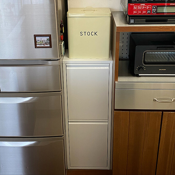 モモナチュラル キッチンのゴミ箱のおすすめ商品とおしゃれな実例